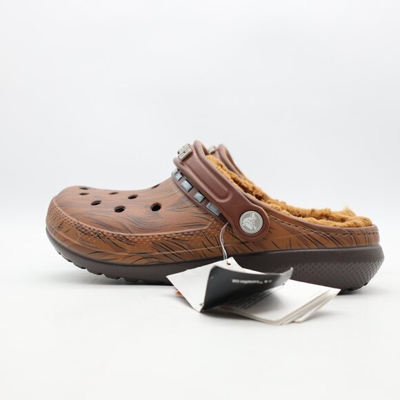 NWOB Crocs x Star Wars Chewbacca Men's 5 Women's 7 Classic Lined Clog Sandals - Picture 3 of 10